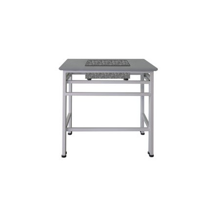 Table anti-vibration en acier + marbre